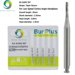 Wave Dental Carbide Round RA Burs Latch Surgical Length Bur RA SURG Contra Angle