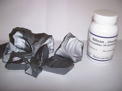 Silicon, Polycrystalline, Ultra Pure, 100 grams, 99.999999% min.