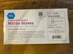 MedPride Powder-Free Nitrile Exam Gloves, Large, Large (Pack of 100)
