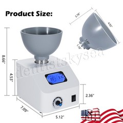High-End Dental Printing Die Mixer Machine Alginate Dentistry Tools USA STOCK