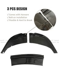 Front Bumper Lip for Chrysler 300 300C 300S 2015-2021 Carbon Fiber Splitter 3pcs