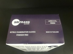 2500 Gloves Full Case – High Quality Blue Nitrile Exam Gloves Size Large 3 Mil
