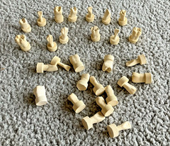 DENTAL TEETH Models 28 pcs Typodont Demonstration For Students Teach Tooth Study