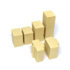 (Lot of 6) NEW Sawbones PCF 40 Small Bone Blocks, Solid Foam, Biomechanical Test