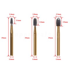 Dental Bur Trimming & Finishing Gold Carbide Burs FG 7901 /7902 /7406 /7408 ns