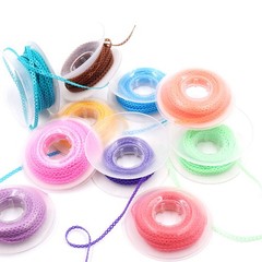 15 Feet/Roll Dental Orthodontic Elastic Power Chain SHORT For Braces 44 Colors