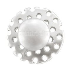 10XETERFANT Dental Ortho Bondable Lingual Buttons Round Base with Hole 10pc/pack