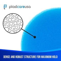100 2.5″ Premium Endodontic Foam Round Blue Sponge Cushions Dental Endo Files