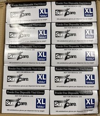 SureCare X-Large Gloves – 1000 Count – 10 Pack Of Gloves