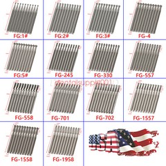 10-100Pcs Dental Carbide Burs for High Speed Handpiece Round Cone Bur Diamond FG