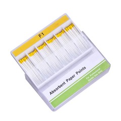 100 Pcs/Box Endodontic Dental Root Canal Absorbent Paper Points F1/F2/F3/F1-F3