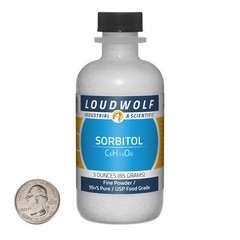 Sorbitol / 3 Ounce Bottle / 99+% Pure USP Food Grade / Fine Powder / USA