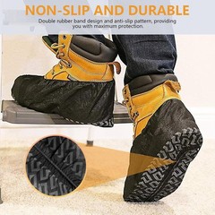 Shoe Covers Disposable 50 Pack 25 Pairs Durable Non-Slip Water Resistant & Boot
