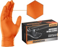 10mil Nitrile Gloves Thick,Industrial Disposable Gloves with Diamond Textured…