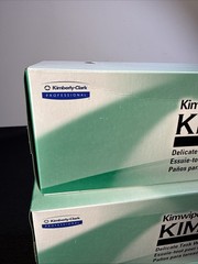 3 Boxes Kimtech Kim Wipes Disposable Task Wipes Lint Guard 11 x 12″ 34133 198ct