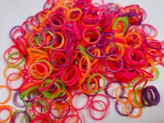 3.5OZ Dental Orthodontic Elastics Rubber Bands Ties Super Elastic Colorful 4Size