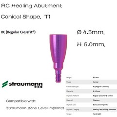 US Straumann RC Healing Abutment Healing Closure Fits ITI Bone Level Regular BLT