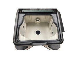LED Grinding Box for Dust Collector Dental Lab Working Lab Lightweight w Armrest
