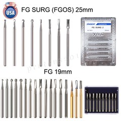 1-10 Packs Dental Carbide Burs For High Speed Handpiece FG 1 2 3 4 330 7901 7408