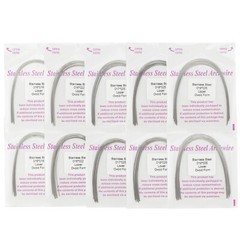 Dental Orthodontic Arch Wire Rectangular Ovoid Stainless Steel 16×16 17×25 18×25