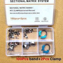 Dental Matrix Bands Ring Sectional Matrice Clamp Fit Palodent V3 Garrison FDA