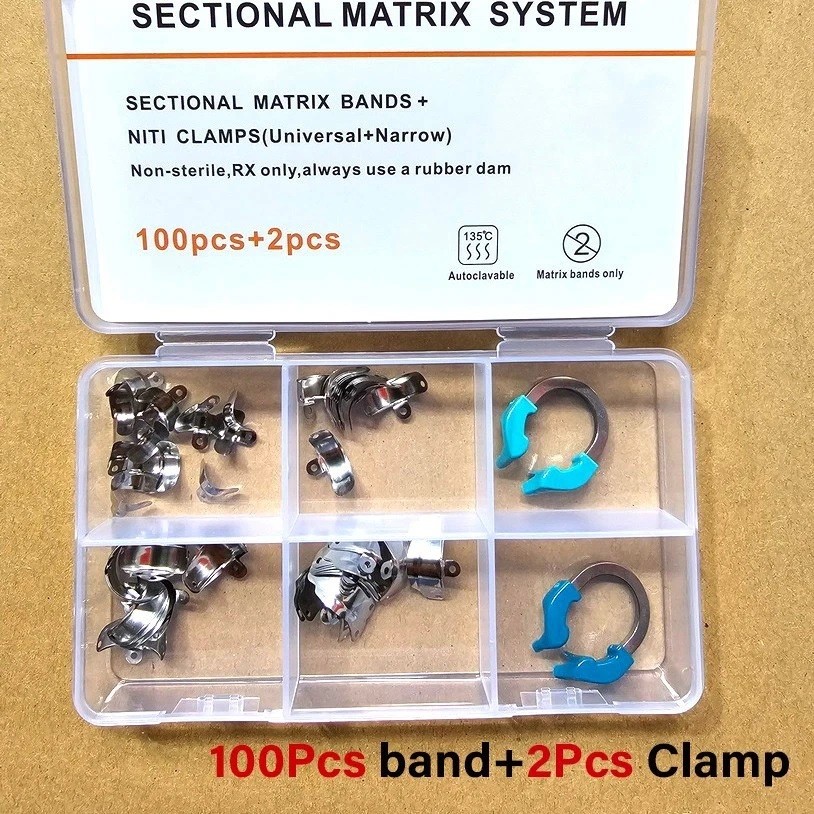 Dental Matrix Bands Ring Sectional Matrice Clamp Fit Palodent V3 Garrison