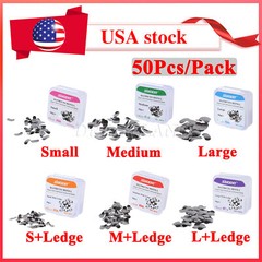 50* Dental Metal Matrices Matrix Band Sectional Contoured Refill S/M/L 35μm