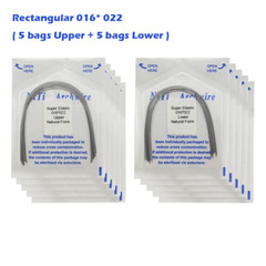 100PCS Arch Wire Orthodontic Niti Natural Ovoid Form Arches Round Rectangular