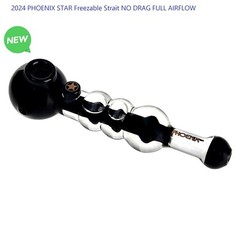 PHOENIX STAR Pipe Freezable Strait chiller 7.5″ with Glycerin Black NO DRAG 2024