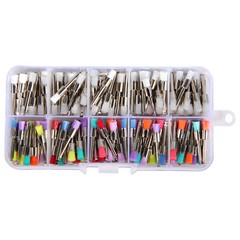 200Pcs Dental Nylon Materials Closure Flat Polishing Prophylaxis Brushes