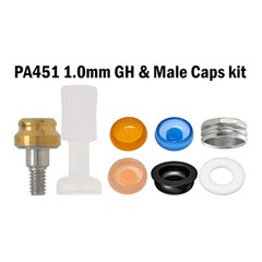 US Dental Zimmer Tapered Screw-Vent Locator Abutment w/PEEK Caps 4.5mm Platform