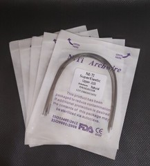 Dental Orthodontic Super Elastic Wire Niti Round Arcos Arch Wires Natural Form