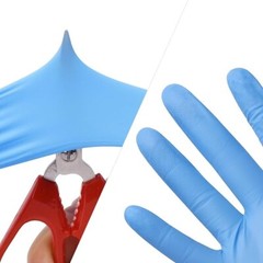 100 Disposable Nitrile Gloves 6 mil Heavy Duty Gloves Cooking Latex Powder Free