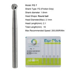 Wave Dental Round Burs Carbide Surgical FG SURG 25mm High Speed 19mm FG 6 4 8 2