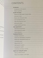 MALVERN Mastersizer 3000 Basic Guide Book Published 2017 Copyright 2014-2017