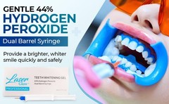 LaserGlow Professional Teeth Whitening Gel 44% Hydrogen 1 Fl Oz (Pack of 1)
