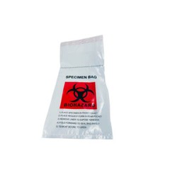 Clinsam 6″ x 9″ Biohazard Spicemen Bag with Adsorbent Pad (20Pack-100 Pcs)