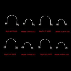 10Pc/Pack Dental Orthodontic Anterior Teeth Torque Spring Rectangular Arch L/M/S