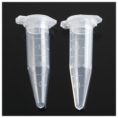 25x Small Plastic Vials Tubes Sealed Centrifuge Snap Cap Clear 1.5mL Liquid Tiny