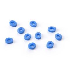 1000 Pcs Dental Separators Orthodontic Elastics Ties Teeth Gap Radio Opaque Blue