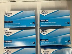 CASE OF 1000 Adenna ProWorks Powder-Free Nitrile Exam Gloves Size Med. GL-N106FM