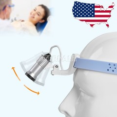 Dental Surgical Headband Binocular Loupes/5W LED Silicone Lightweight Headlamp