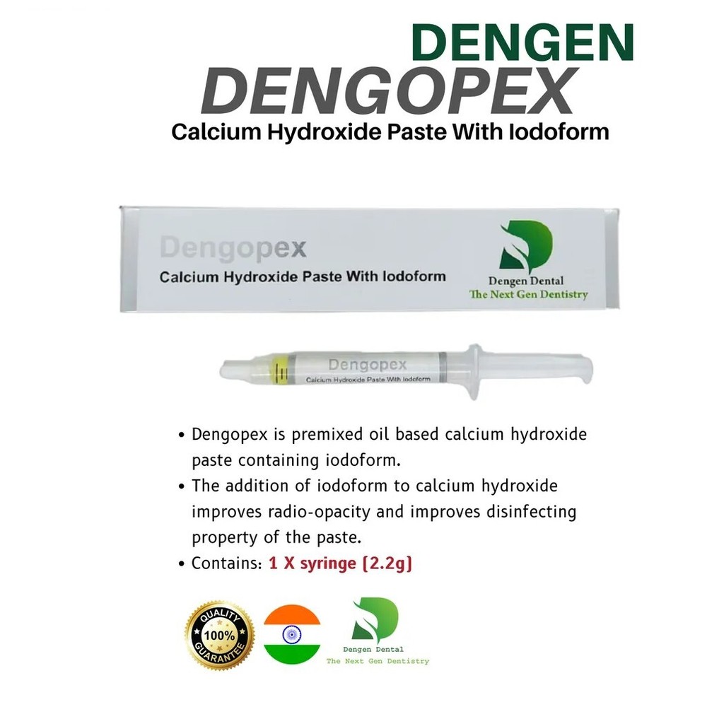 Dengen Dental Dengopex Calcium Hydroxide Paste With Iodoform (Free Ship)