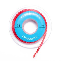 Dental Orthodontic Braces Rubber Chains Elastic Power Chains for Braces Assorted
