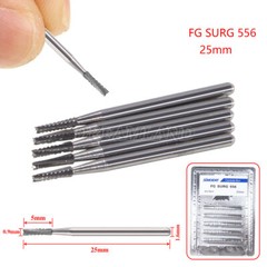 5-50PCS Cirugía quirúrgica dental Fresas redondas carburo tungsteno FGXL 556 558