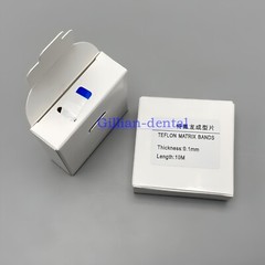 Dental Teflon Matrix Bands PTFT White Universal Matrices System 0.1mm 10M