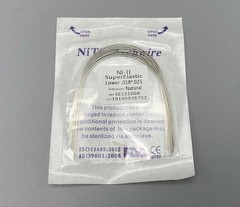 Dental Orthodontic Arch Wire Super Elastic Niti Round Rectangular Natural Form