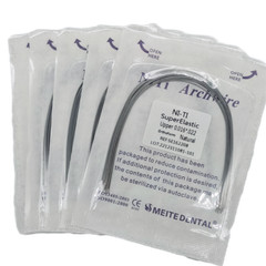 Dental Orthodontic Arch Wire Super Elastic Niti Round Rectangular Natural Form