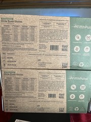 FifthPulse Nitrile Gloves,Large,2-150 Count,Green,Food Safe, Powder~Free 300 Ttl