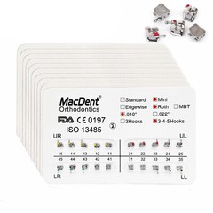 Dental Orthodontic Metal Self-ligating Ceramic Clear Crystal Brackets Braces ALL